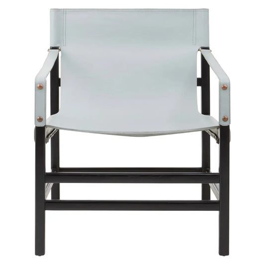 Kendari Grey Leather Chair - Living In Kin
