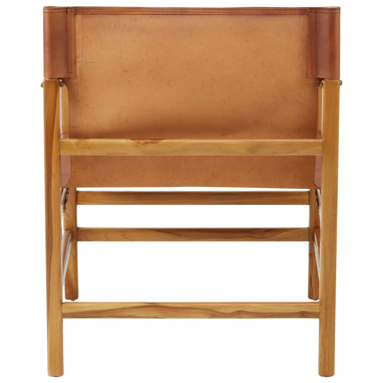 Yumi Brown Leather Chair - Living In Kin