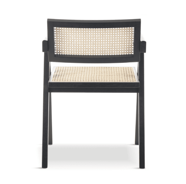 Arden wood and rattan dining chair