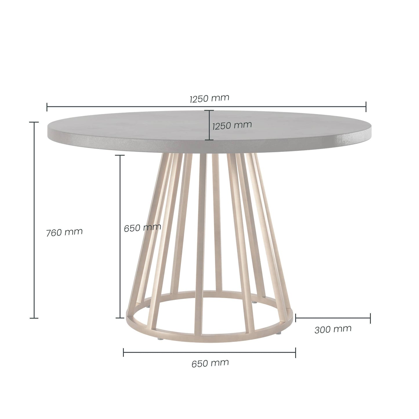Darrieux Dining Table - Living In Kin