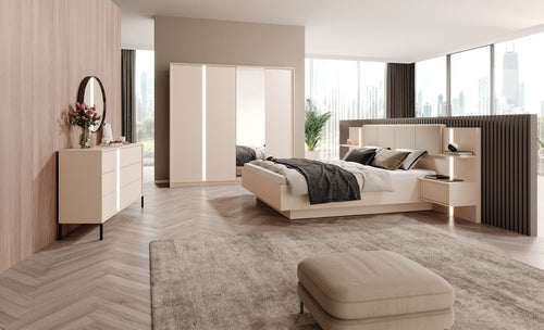 Dast Ottoman Bed With Bedside Cabinets [EU King] - Living In Kin
