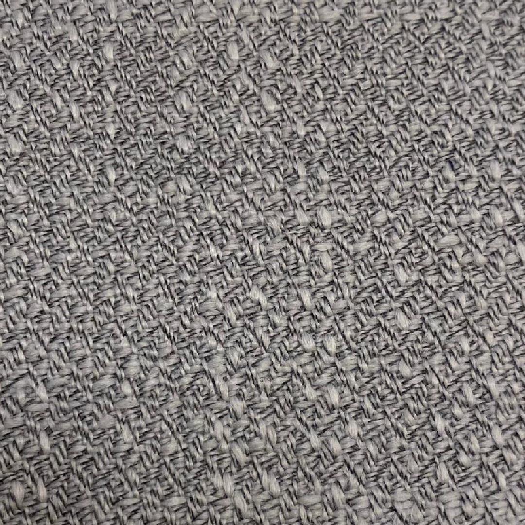 grey linen fabric swatch