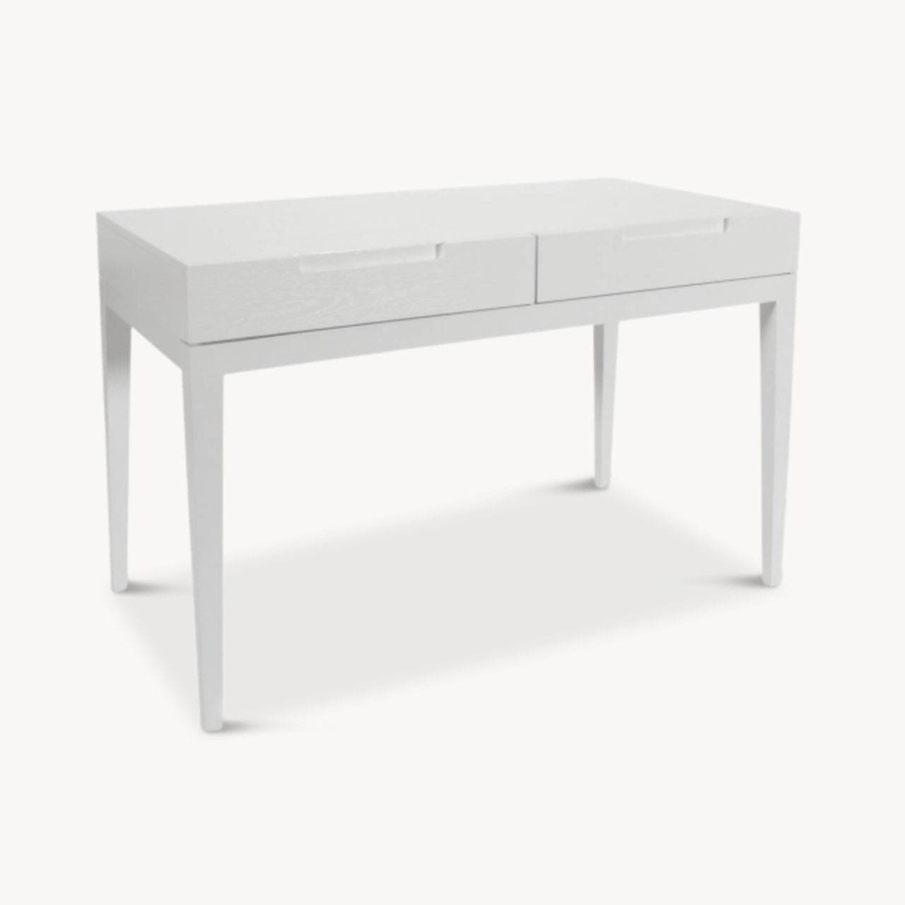 simple white dressing table or desk