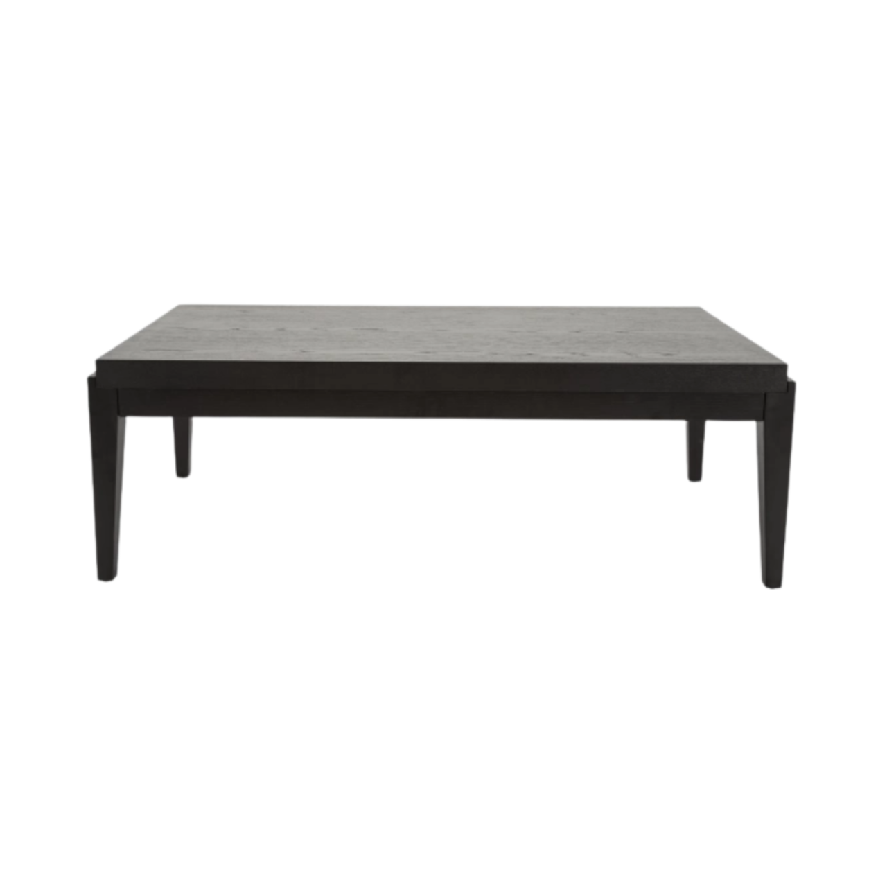 simple low rectangular wooden coffee table in wenge woodsimple low rectangular wooden coffee table in wenge wood
