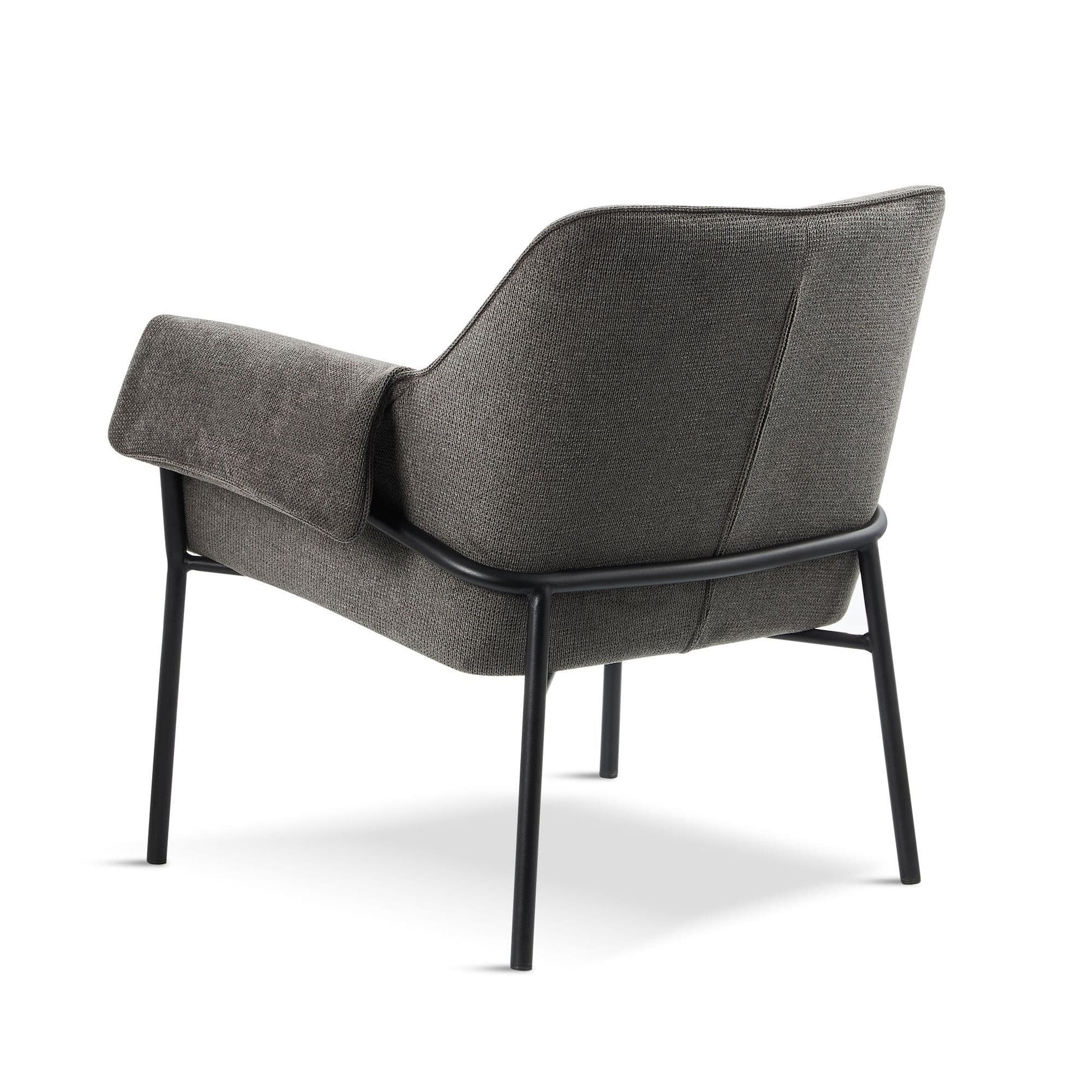 x1 DURHAM Dark Grey Fabric Armchair-Lounge Chair - Living In Kin