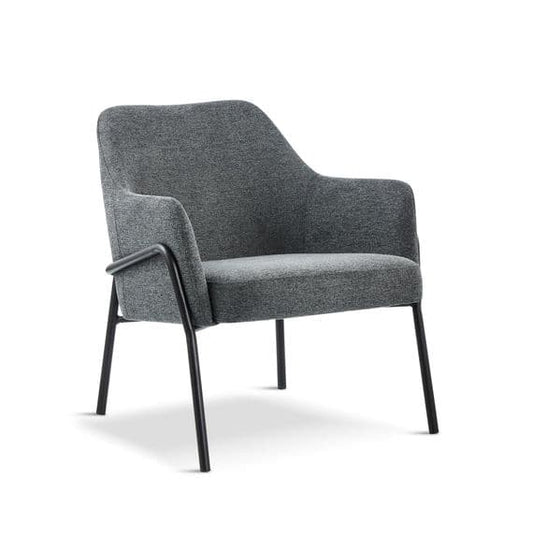 x1 KAREN Grey Fabric Lounge Chair - Living In Kin