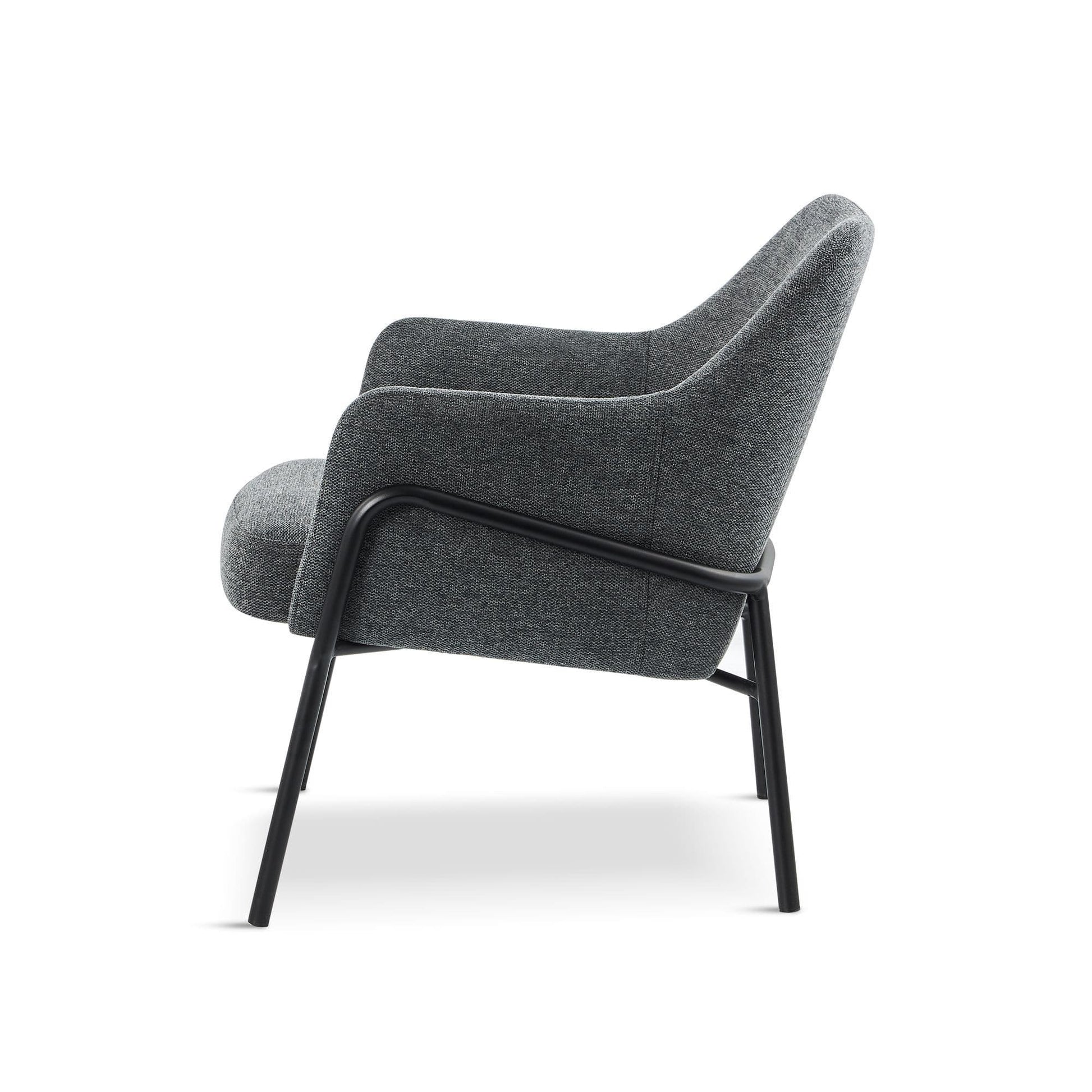 x1 KAREN Grey Fabric Lounge Chair - Living In Kin